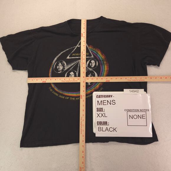 Pink Floyd Band Graphic Short Sleeve Crew Neck T Shirt Adult Mens Size 2XL Black - Picture 5 of 9